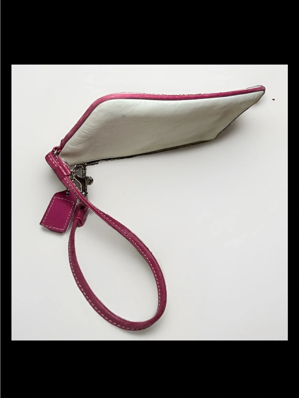 Coach Shibuya 2003 Floral/Butterfly Wristlet, VERY LIMITED EDITION Style: #7705